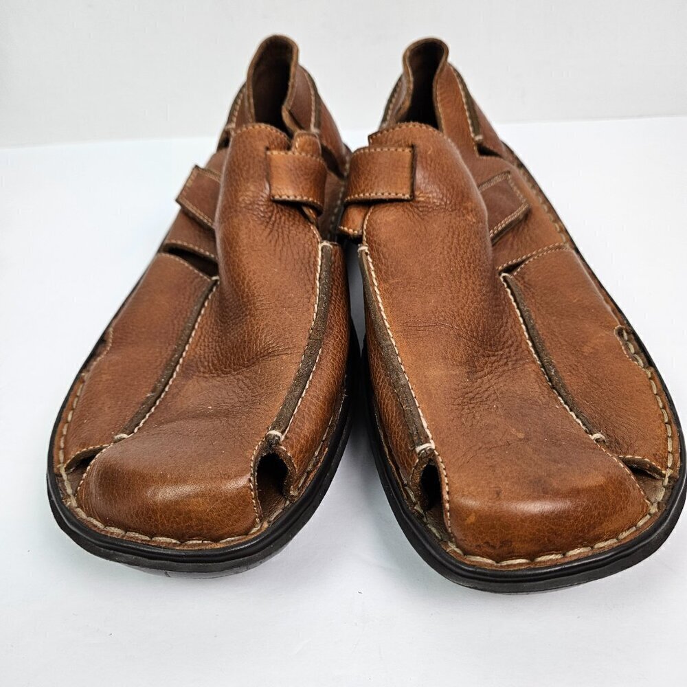 Bjorndal Cognac/Tan Leather Closed Toe/Closed Back Fisherman Sandal 13 352028 - Picture 4 of 9